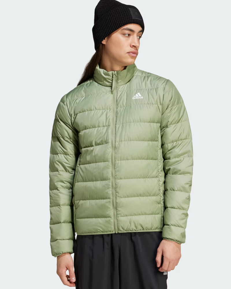 Куртка чоловіча Adidas ESS LITE DOWN J оливкова IX8912