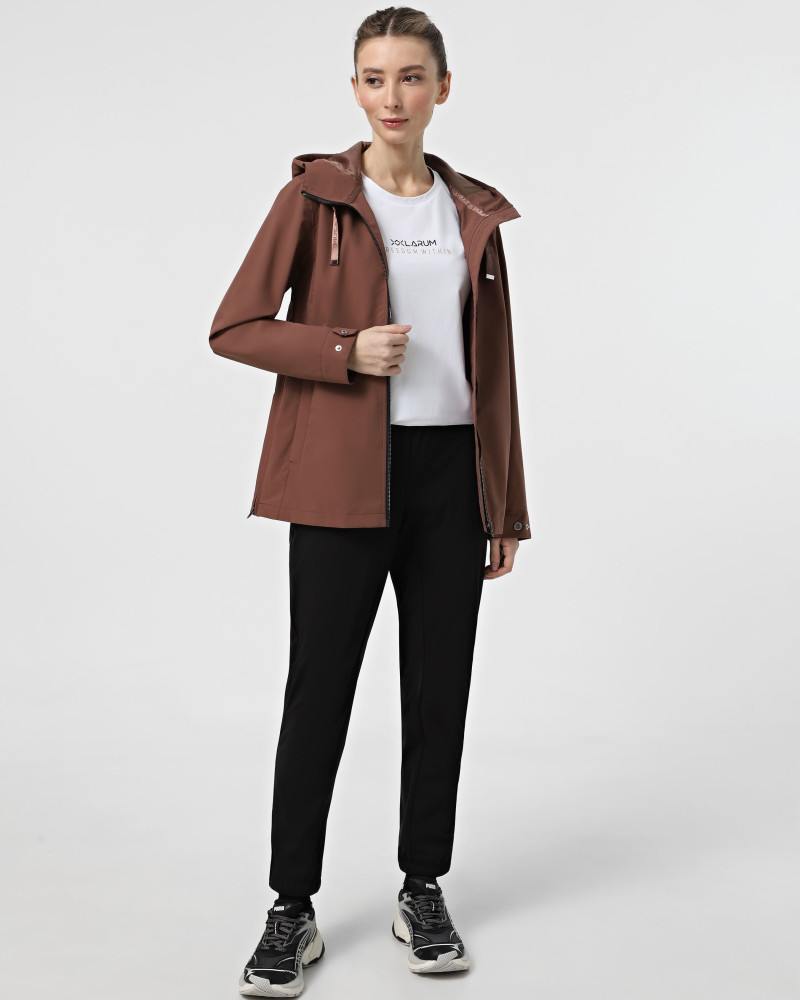 Women's windbreaker Larum Pacuta brown 422507-200
