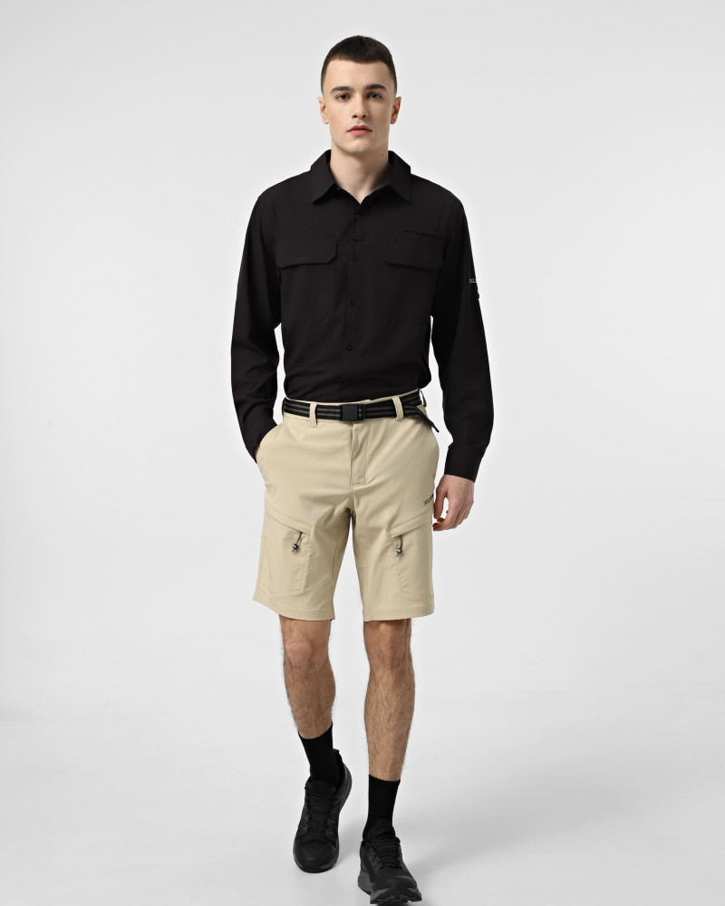 Men's shorts Larum Riged khaki 422508-350