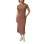 Women's dress Larum Vaela brown 172514-200