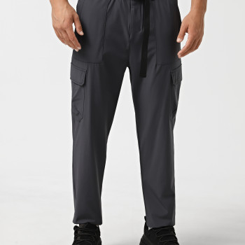 Men's trousers Larum Declan dark grey 172522-020
