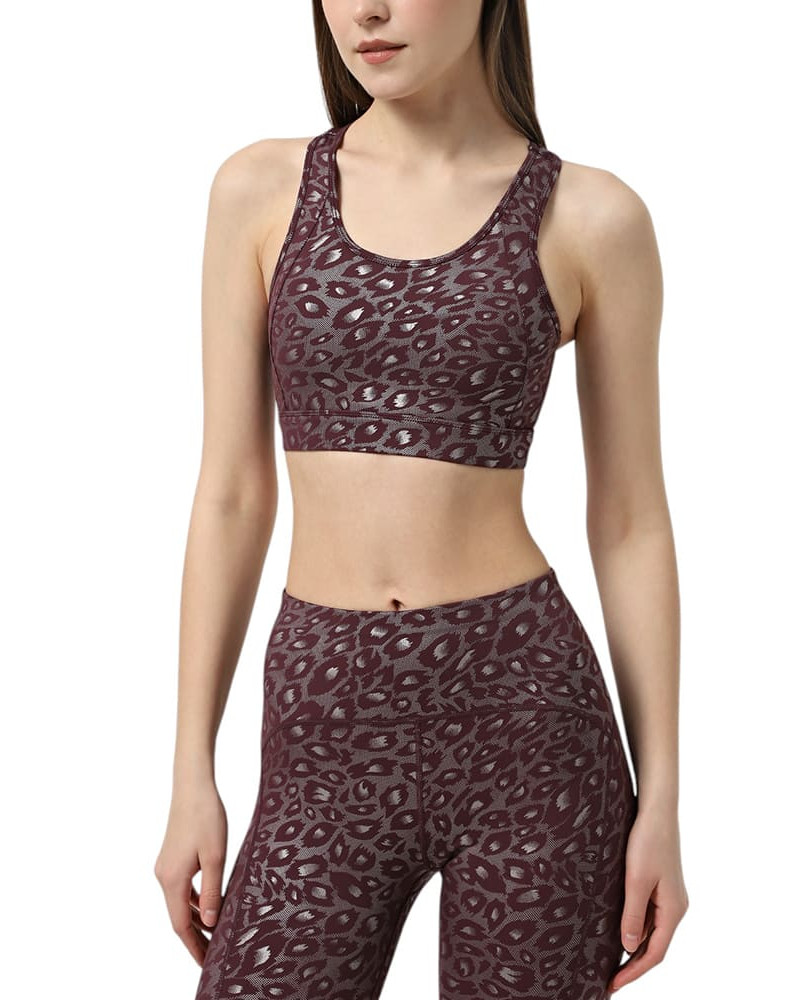 Women's sports bra Evoids Loreto burgundy 932502-670