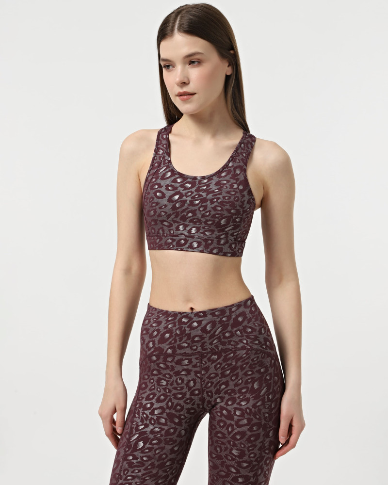 Women's sports bra Evoids Loreto burgundy 932502-670