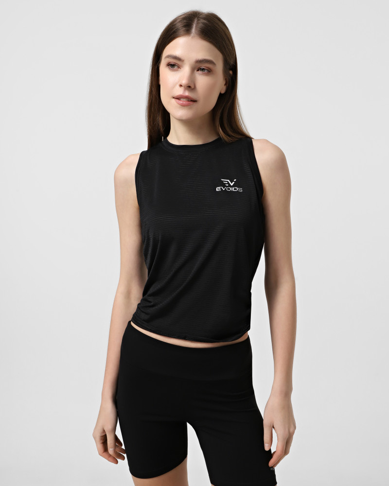 Camiseta de mujer Evoids Essaouira negra 932505-010
