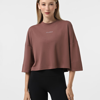 Long-sleeve t-shirt Larum Bariloche brown 942508-200