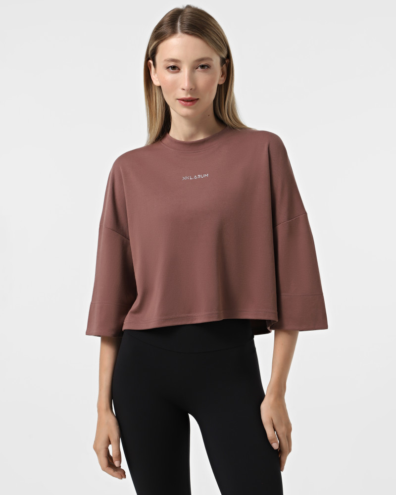 Long-sleeve t-shirt Larum Bariloche brown 942508-200