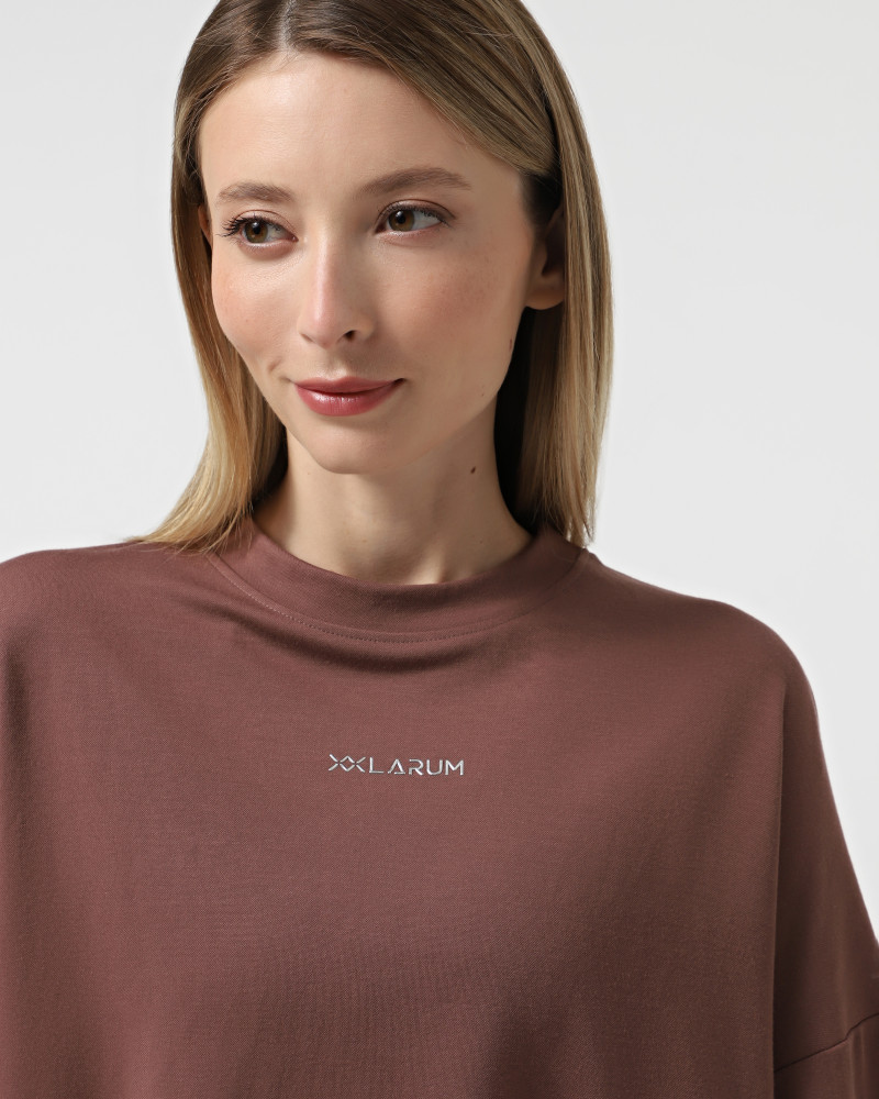 Long-sleeve t-shirt Larum Bariloche brown 942508-200