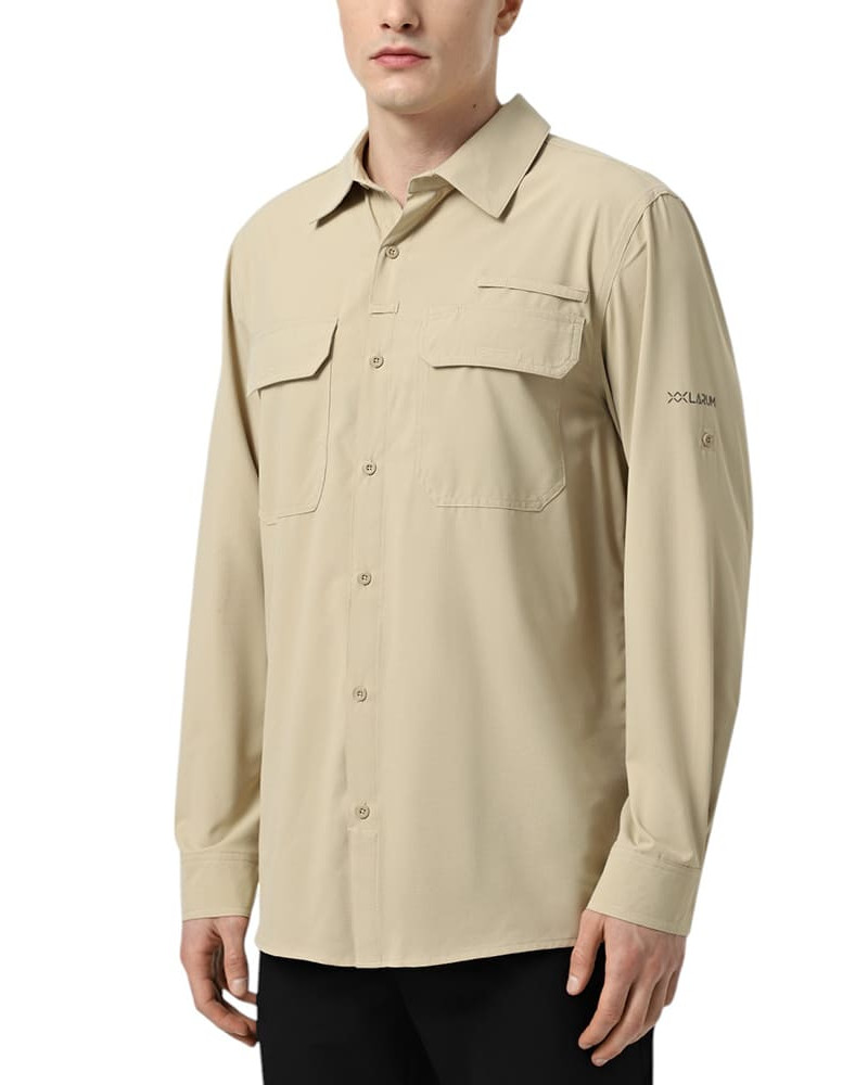Men's shirt Larum Randle beige 162505-125