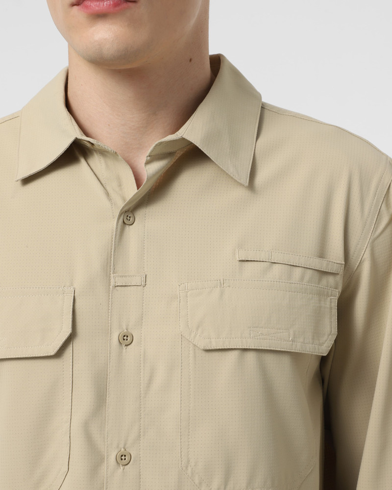 Men's shirt Larum Randle beige 162505-125