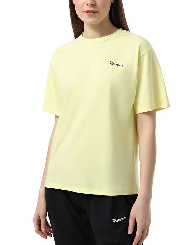 Women's t-shirt Radder Wanderer yellow 442533-710