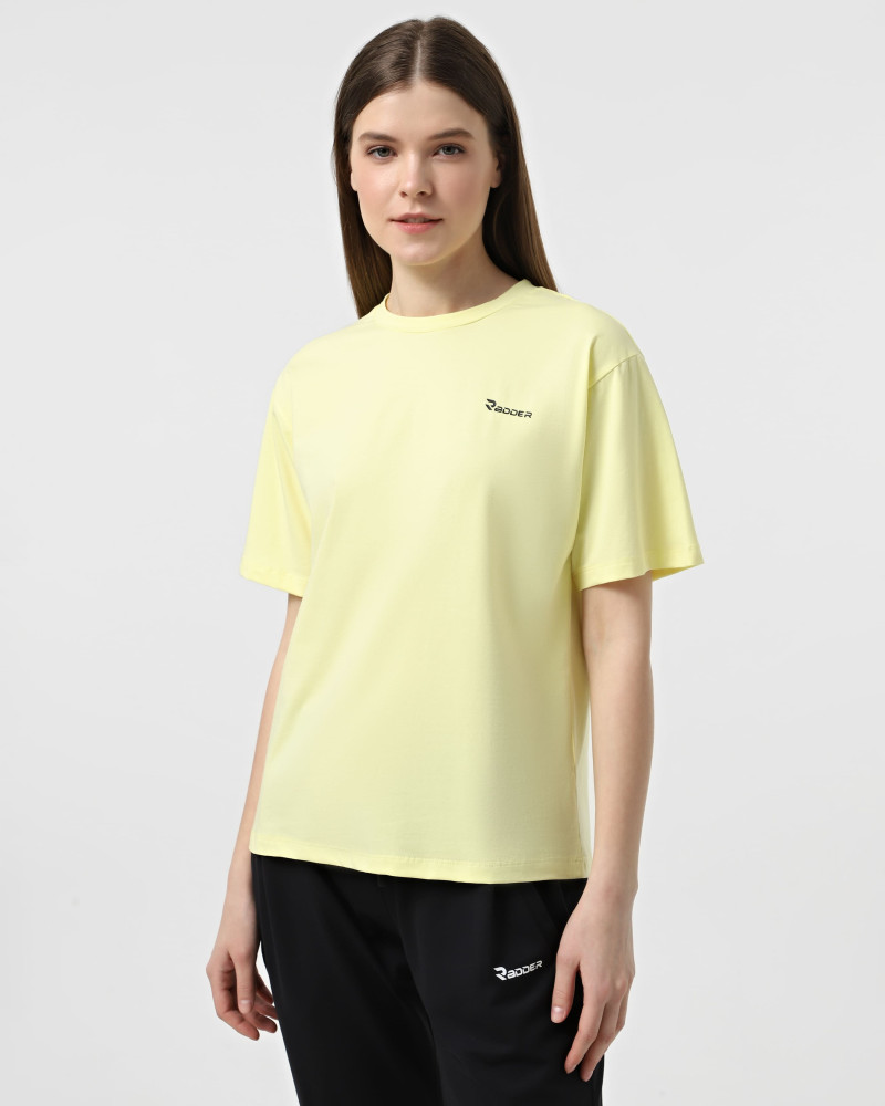 Women's t-shirt Radder Wanderer yellow 442533-710