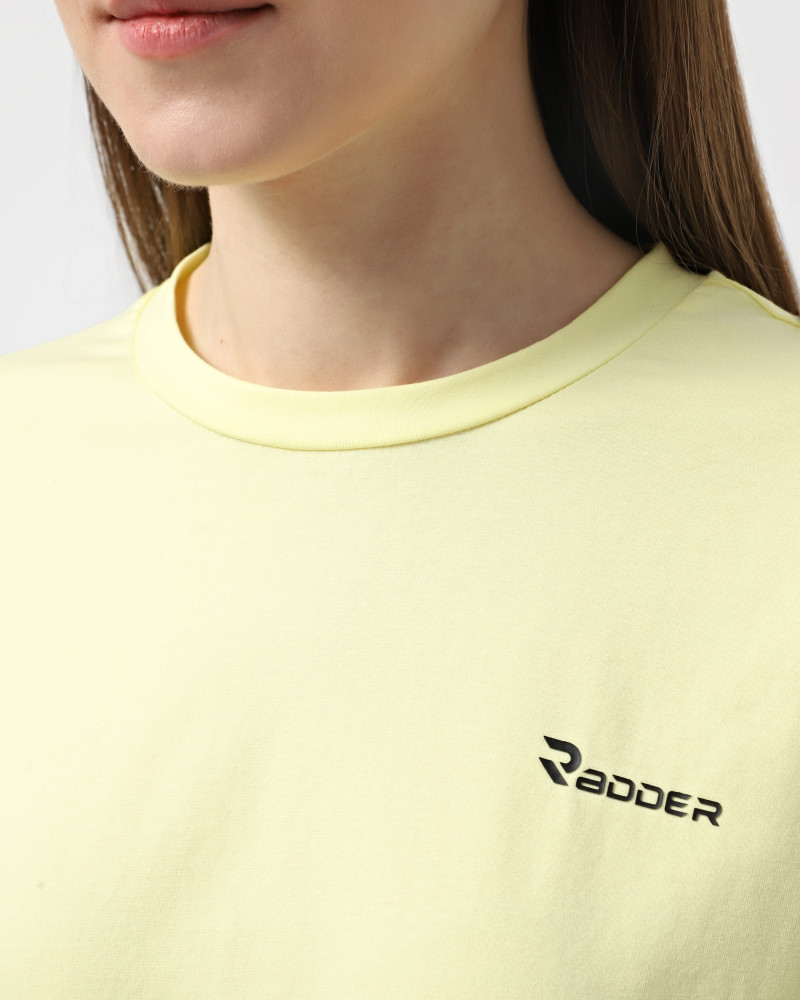 Women's t-shirt Radder Wanderer yellow 442533-710