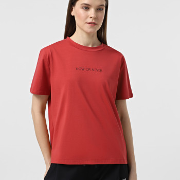 Women's t-shirt Radder Eloise burgundy 442587-670