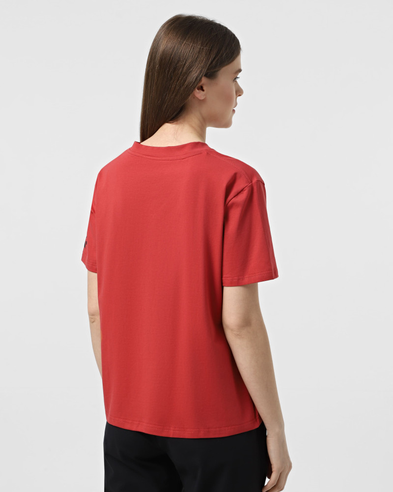 Women's t-shirt Radder Eloise burgundy 442587-670