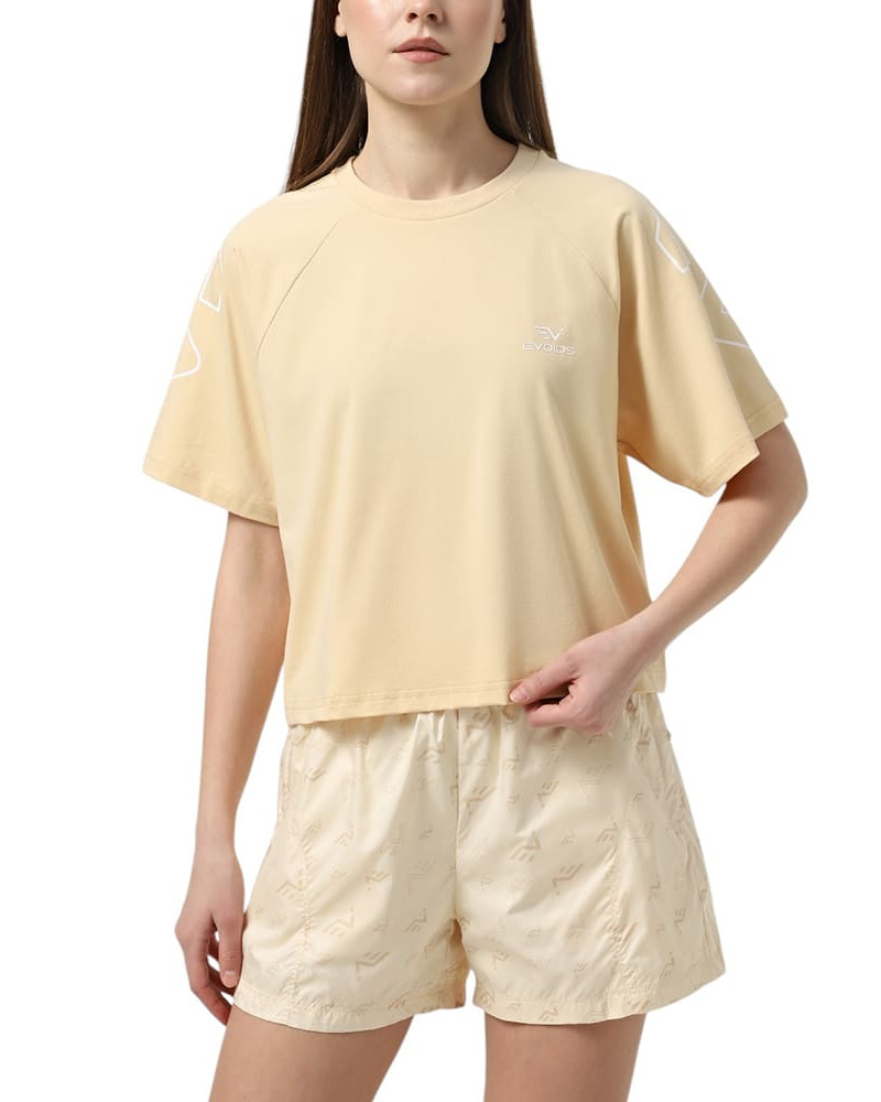 Camiseta de mujer Evoids Clarisse beige 552519-125