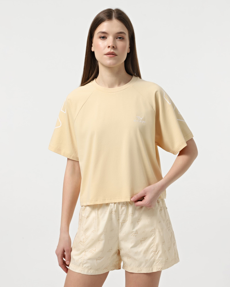 Camiseta de mujer Evoids Clarisse beige 552519-125