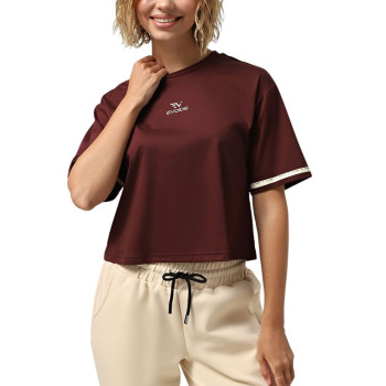 Camiseta de mujer Evoids Loraite marrón 552450-200