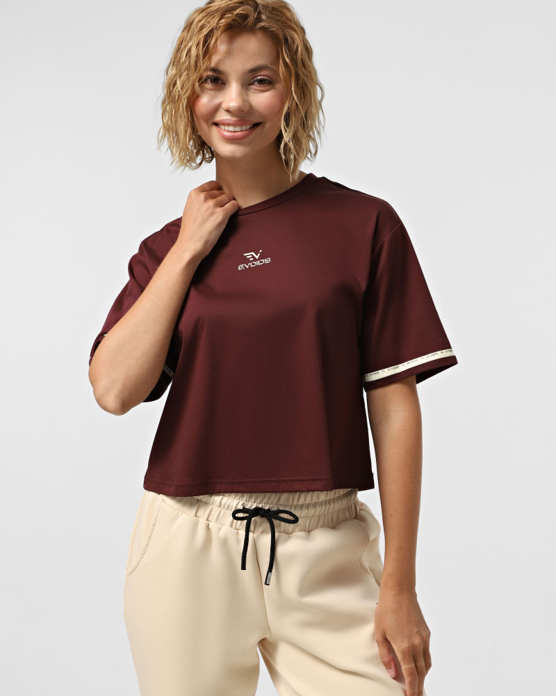 Camiseta de mujer Evoids Loraite marrón 552450-200