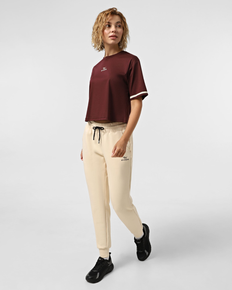 Camiseta de mujer Evoids Loraite marrón 552450-200