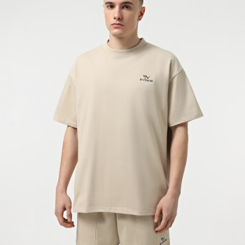 Camiseta de hombre Evoids Oswin beige 552531-125