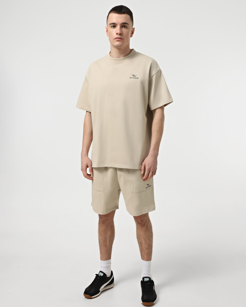 Camiseta de hombre Evoids Oswin beige 552531-125