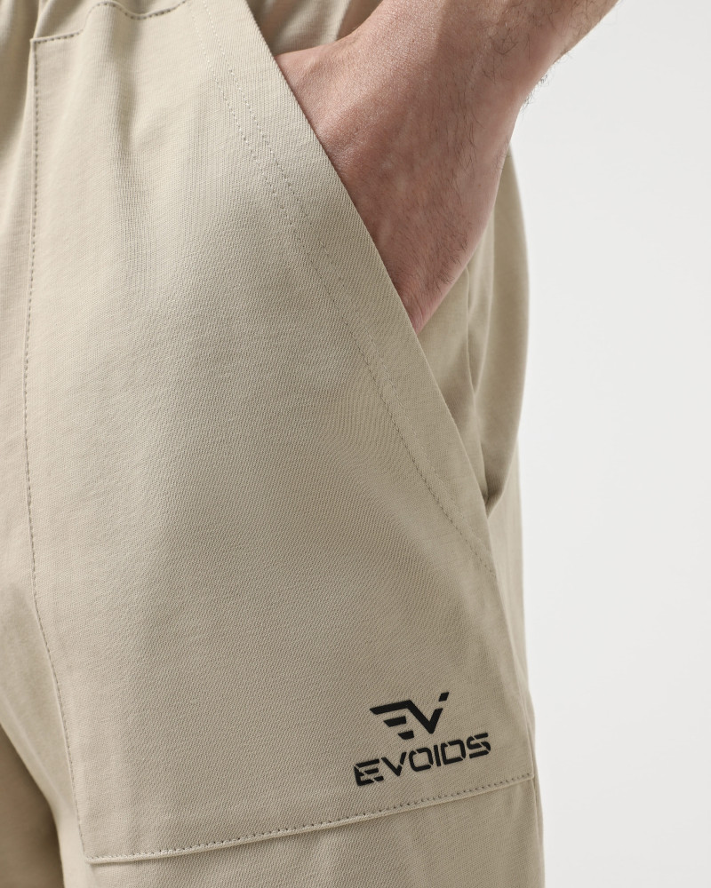 Pantalón corto de hombre Evoids Oswin beige 552533-125
