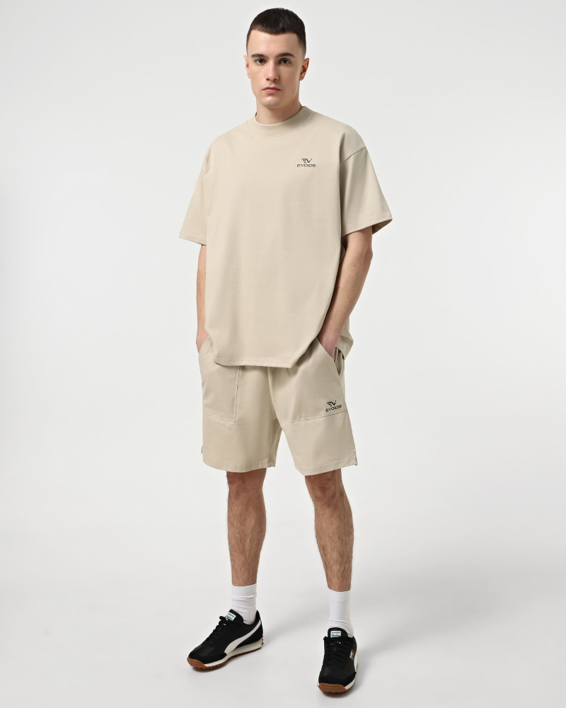 Pantalón corto de hombre Evoids Oswin beige 552533-125