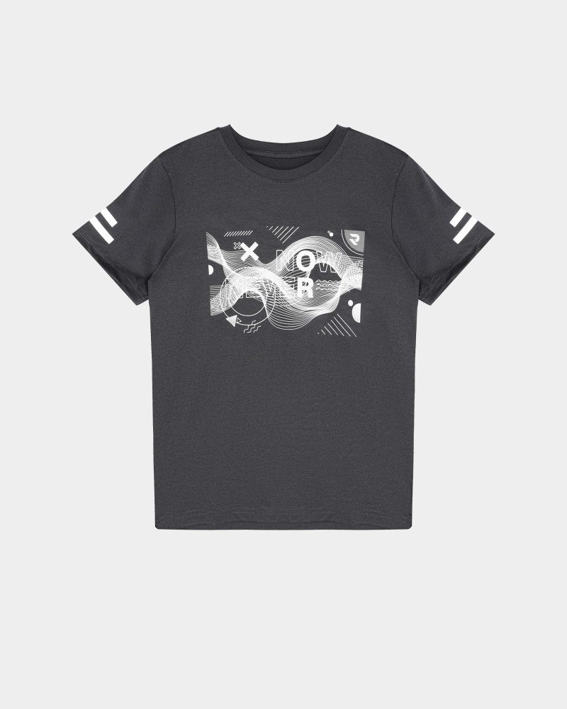 Camiseta infantil Radder Banjul negra 442563-010