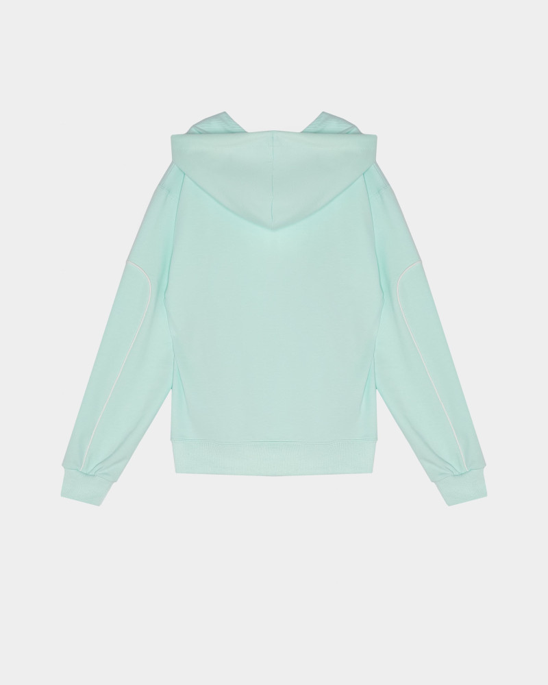 Kids' hoodie Radder Briony turquoise 442575-405