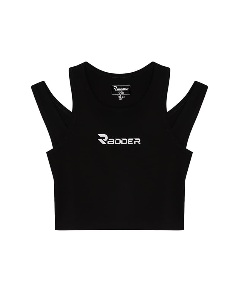 Camiseta infantil Radder Fleur negra 442582-010