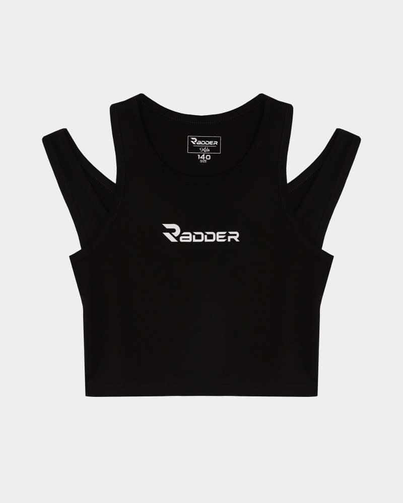 Camiseta infantil Radder Fleur negra 442582-010