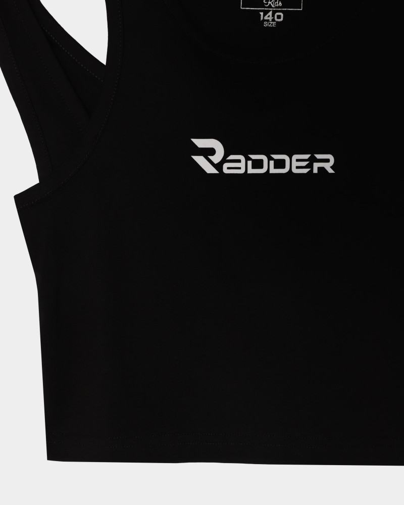 Camiseta infantil Radder Fleur negra 442582-010