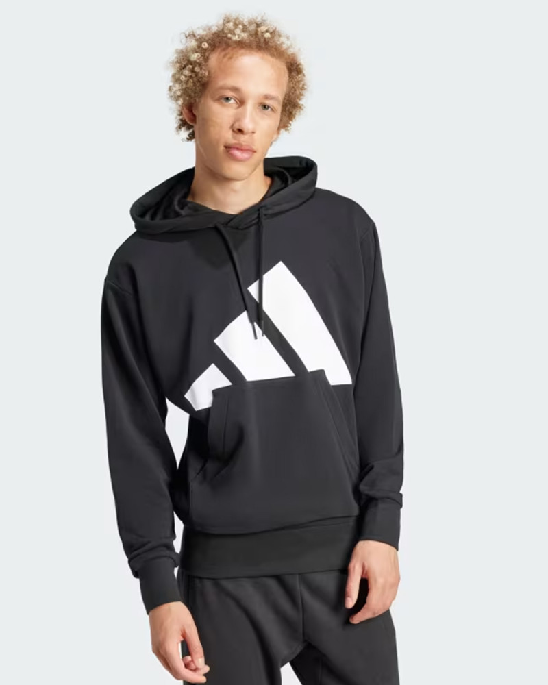 Толстовка чоловіча Adidas M BL FT HD чорна IN6164