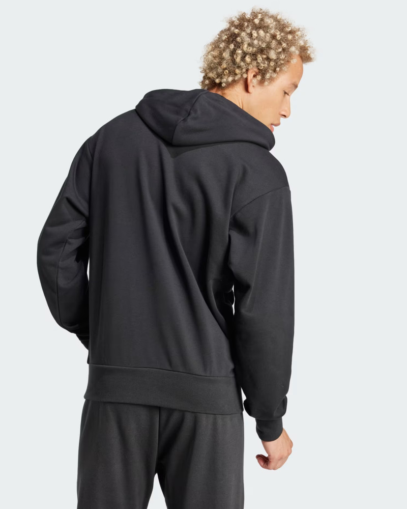 Толстовка чоловіча Adidas M BL FT HD чорна IN6164
