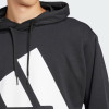 Толстовка чоловіча Adidas M BL FT HD чорна IN6164