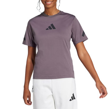 Футболка жіноча Adidas W Z.N.E. TEE фіолетова JC5399