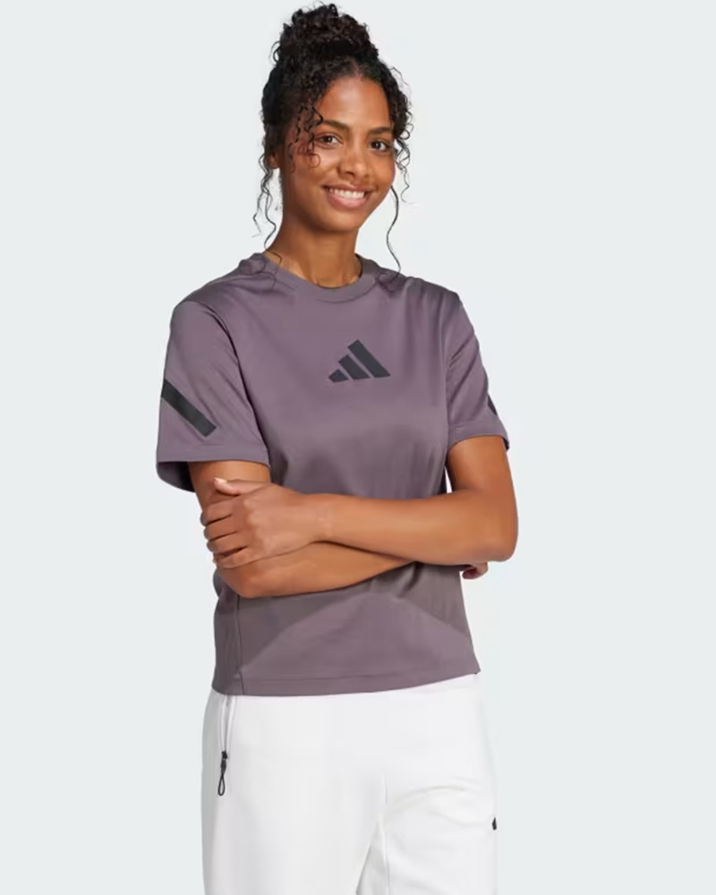 Футболка жіноча Adidas W Z.N.E. TEE фіолетова JC5399