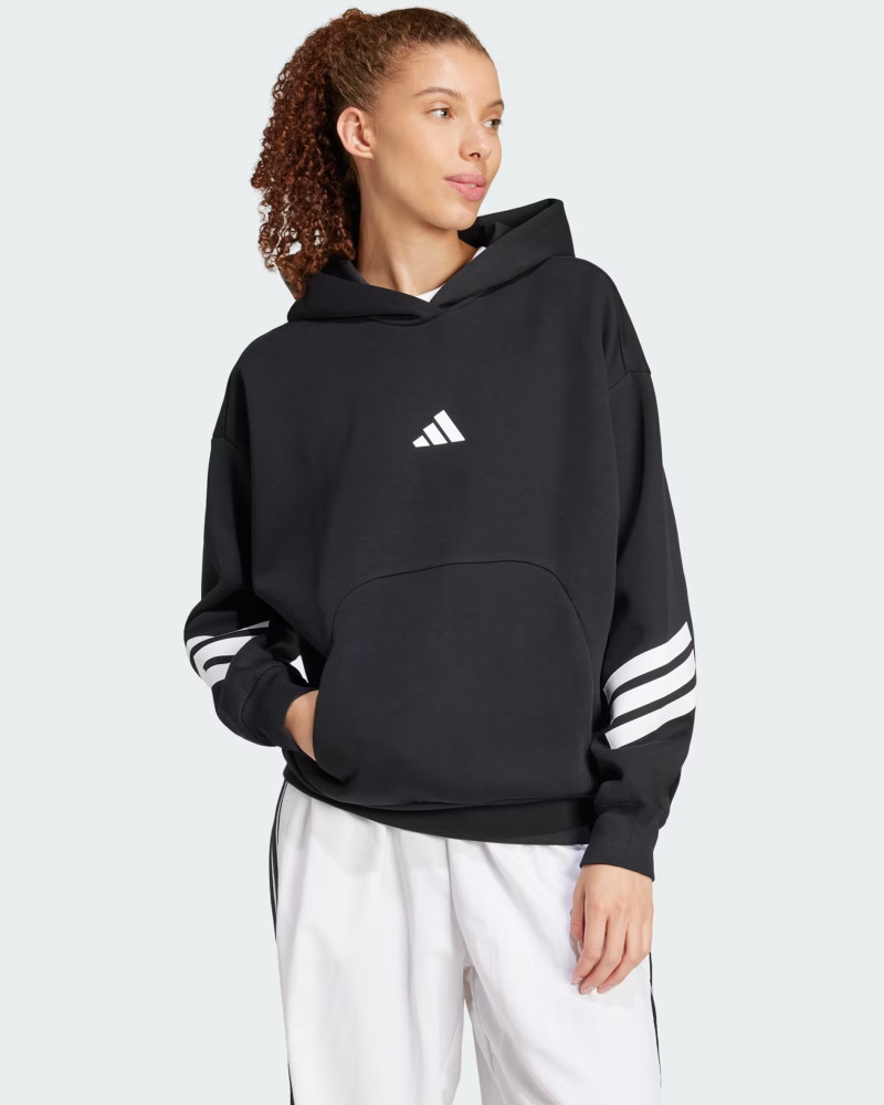 Women's hoodie Adidas W FI 3S OH HD black JC5426