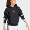 Women's hoodie Adidas W FI 3S OH HD black JC5426