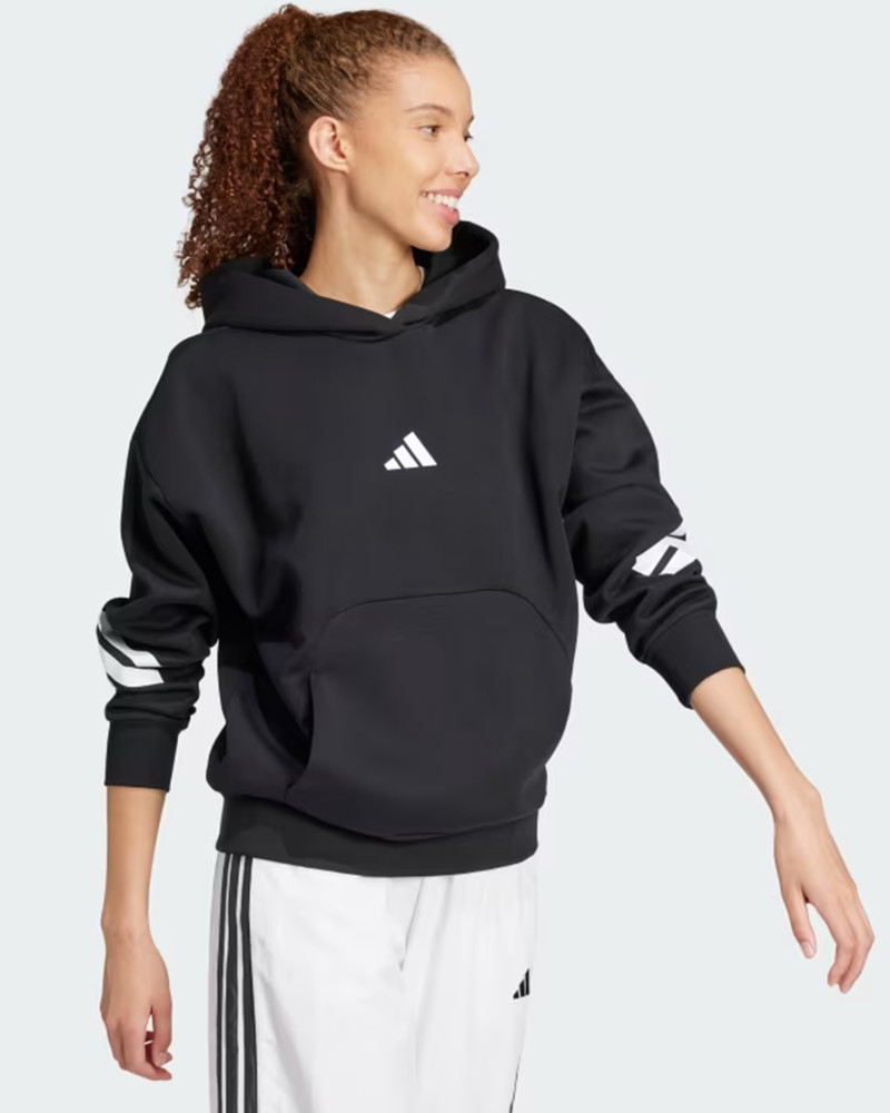 Women's hoodie Adidas W FI 3S OH HD black JC5426