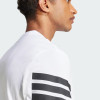 Men's T-shirt Adidas M FI 3S REG T white JD4880