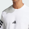 Men's T-shirt Adidas M FI 3S REG T white JD4880