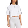Camiseta de mujer Adidas W 3S SJ TLR T blanca JD4999