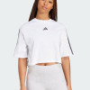 Футболка жіноча Adidas W 3S SJ TLR T біла JD4999