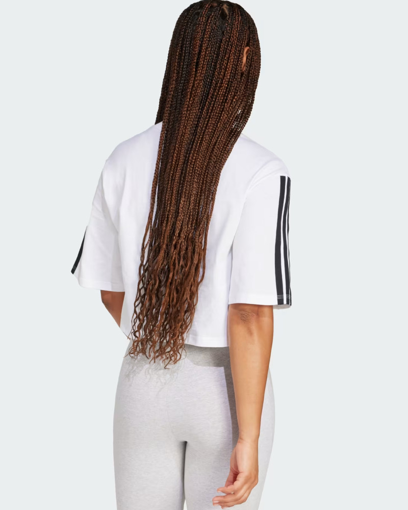 Футболка жіноча Adidas W 3S SJ TLR T біла JD4999
