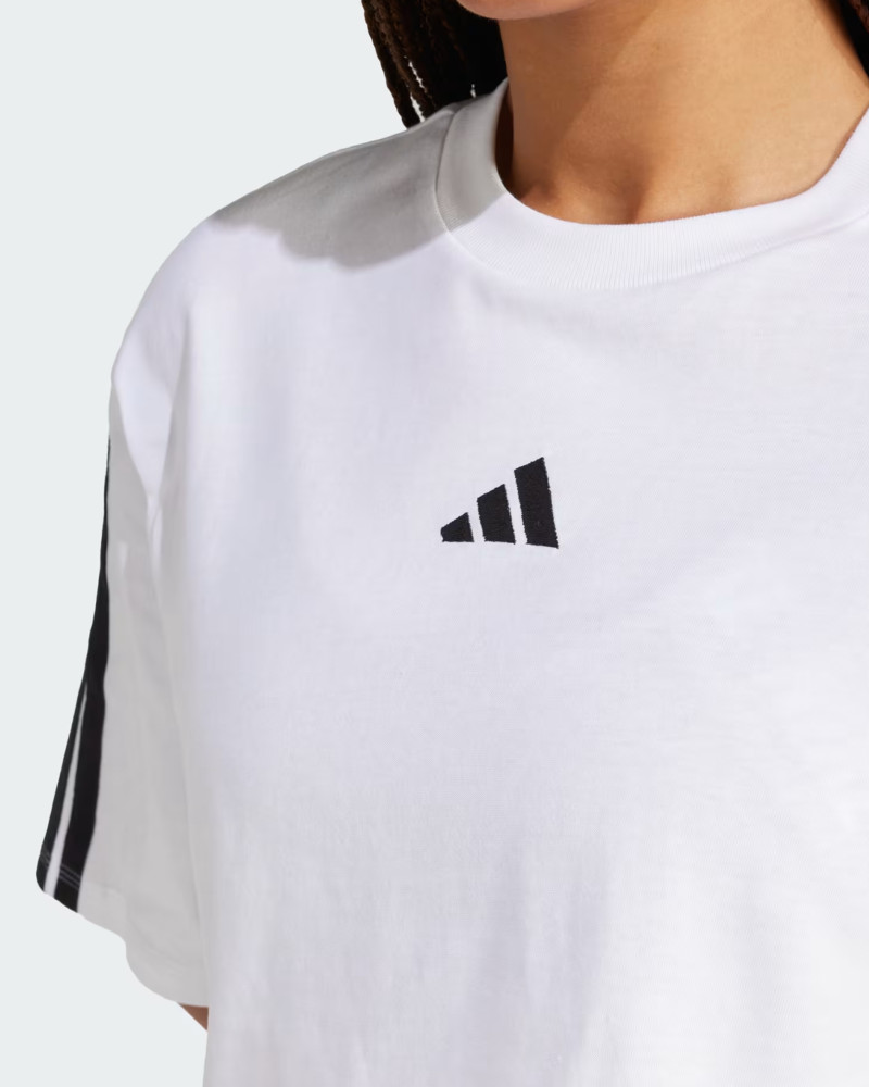 Футболка жіноча Adidas W 3S SJ TLR T біла JD4999