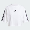 Футболка жіноча Adidas W 3S SJ TLR T біла JD4999