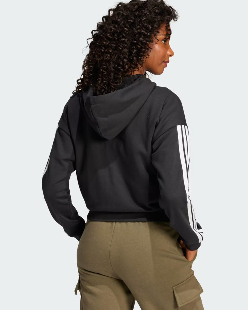 Women's hoodie Adidas W 3S FT FZ HD black JE0052