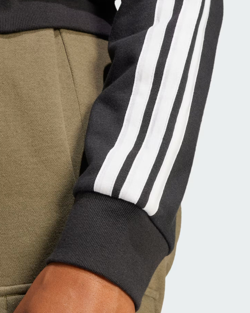 Women's hoodie Adidas W 3S FT FZ HD black JE0052