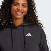 Women's hoodie Adidas W 3S FT FZ HD black JE0052